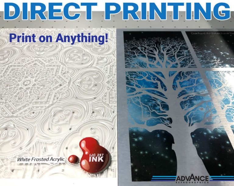 Direct Printing — Advance Reprographics
